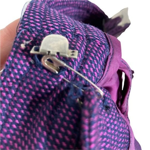 Vintage 70s-80s Schrader Separates Wool Skirt Suit Pink & Purple Est. M - Picture 9 of 16